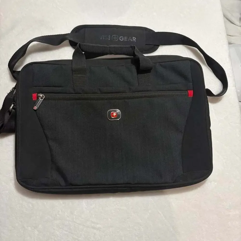 Swiss Gear Black Laptop Bag Briefcase with Shoulder Strap